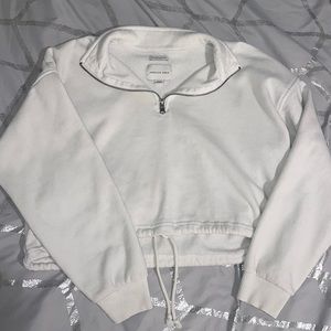American Eagle Cropped Quarterzip
